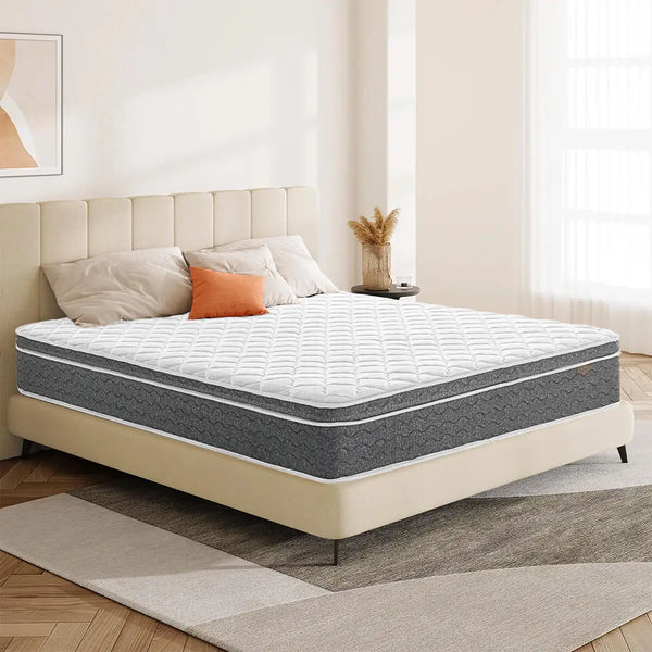 10/12/14 Inch Queen Size Hybrid Mattress-Bedroom-Krewe Home Interiors