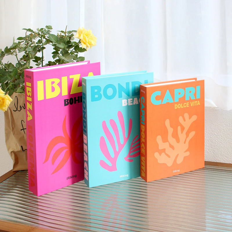 3Pcs Faux Books Set – Luxury Decorative Coffee Table Books-Home decor-Krewe Home Interiors
