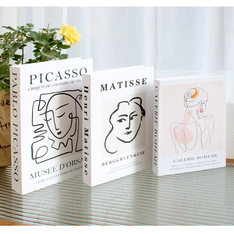 3Pcs Faux Books Set – Luxury Decorative Coffee Table Books-Home decor-Krewe Home Interiors