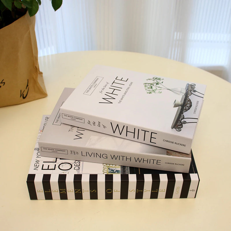 3Pcs Faux Books Set – Luxury Decorative Coffee Table Books-Home decor-Krewe Home Interiors
