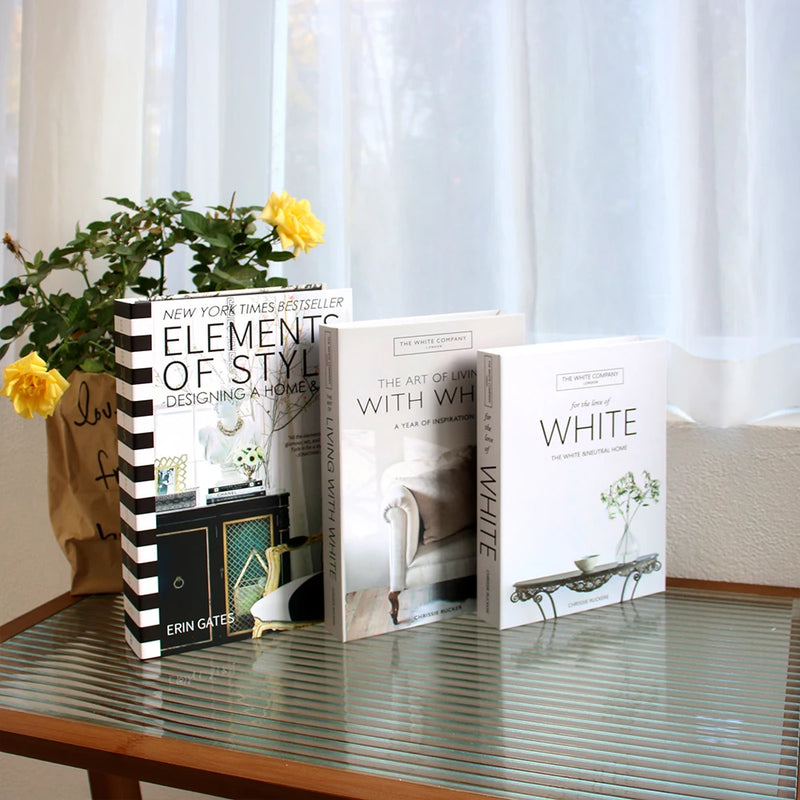 3Pcs Faux Books Set – Luxury Decorative Coffee Table Books-Home decor-Krewe Home Interiors