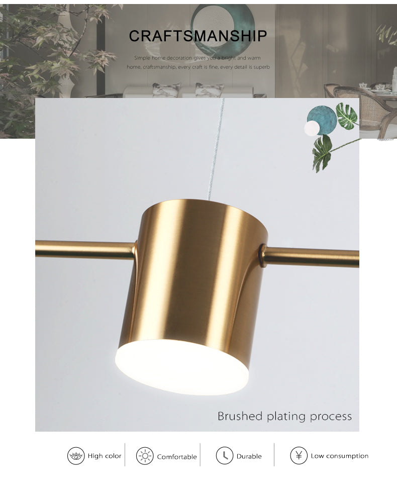 Modern LED Ceiling Chandelier for Living & Dining Rooms