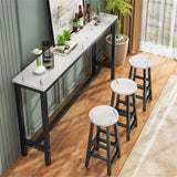 Slate Marble Kitchen Bar Table – 2-4 Person Dining Counter