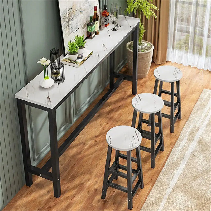 Slate Marble Kitchen Bar Table – 2-4 Person Dining Counter