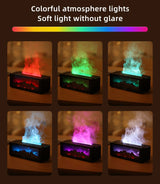 Fireplace Flame Aroma Diffuser with LED Light & Remote