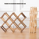 Wooden Wine Rack - Eco-Friendly Pine Wine Holder & Display Stand