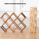 Wooden Wine Rack - Eco-Friendly Pine Wine Holder & Display Stand