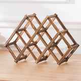 Wooden Wine Rack - Eco-Friendly Pine Wine Holder & Display Stand