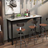 Slate Marble Kitchen Bar Table – 2-4 Person Dining Counter