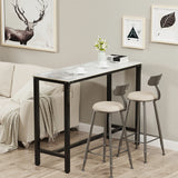 Slate Marble Kitchen Bar Table – 2-4 Person Dining Counter