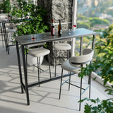 Slate Marble Kitchen Bar Table – 2-4 Person Dining Counter