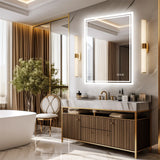Luxury LED Backlit Bathroom Mirror – Dimmable & Anti-Fog Mirror