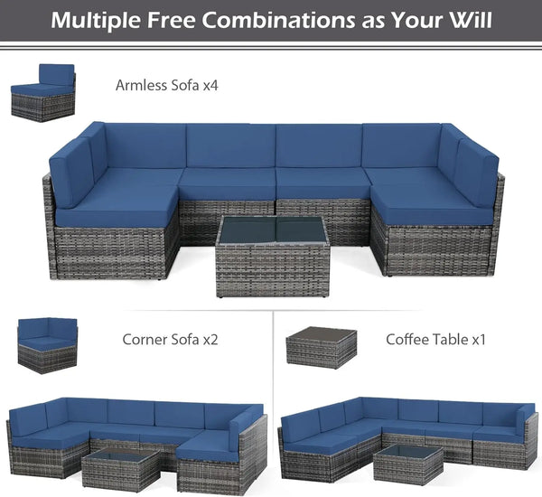 Outdoor Sectional Chair Set – Weatherproof & Stylish Patio Seating