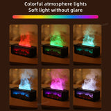 Fireplace Flame Aroma Diffuser with LED Light & Remote