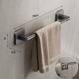 Wall-Mounted Towel Holder – Adhesive No Drill Towel Shelf for Bathroom