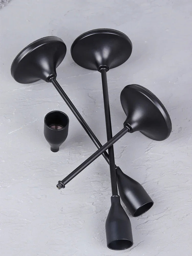 3Pcs European Style Metal Candle Holders – Wedding & Home Décor