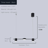 Modern LED Ceiling Chandelier for Living & Dining Rooms