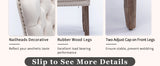 Beige Velvet Tufted Dining Chairs Set of 4 – Elegant & Modern