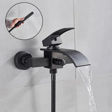 Modern Bathroom Tub Faucet With Shower - Wall Mounted