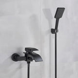 Modern Bathroom Tub Faucet With Shower - Wall Mounted