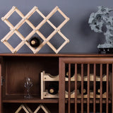 Wooden Wine Rack - Eco-Friendly Pine Wine Holder & Display Stand