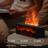 Fireplace Flame Aroma Diffuser with LED Light & Remote