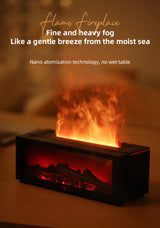 Fireplace Flame Aroma Diffuser with LED Light & Remote
