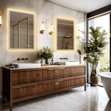 Luxury LED Backlit Bathroom Mirror – Dimmable & Anti-Fog Mirror