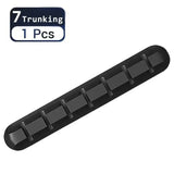 Self-Adhesive Desktop Cable Sorter – Silicone Cord Manager for Cables