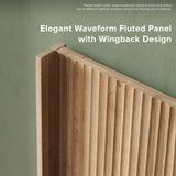 Brooklyn Wood Wall-Mount Headboard – 62.4" Modern Farmhouse-Bedroom-Krewe Home Interiors