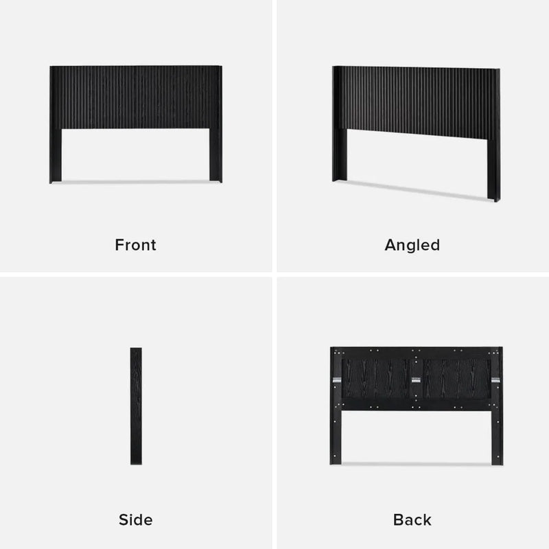 Brooklyn Wood Wall-Mount Headboard – 62.4" Modern Farmhouse-Bedroom-Krewe Home Interiors