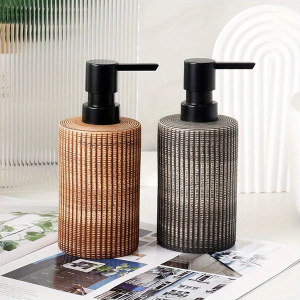 Ceramic Lotion & Soap Dispenser – Refillable Pump Bottle-bathroom-Krewe Home Interiors