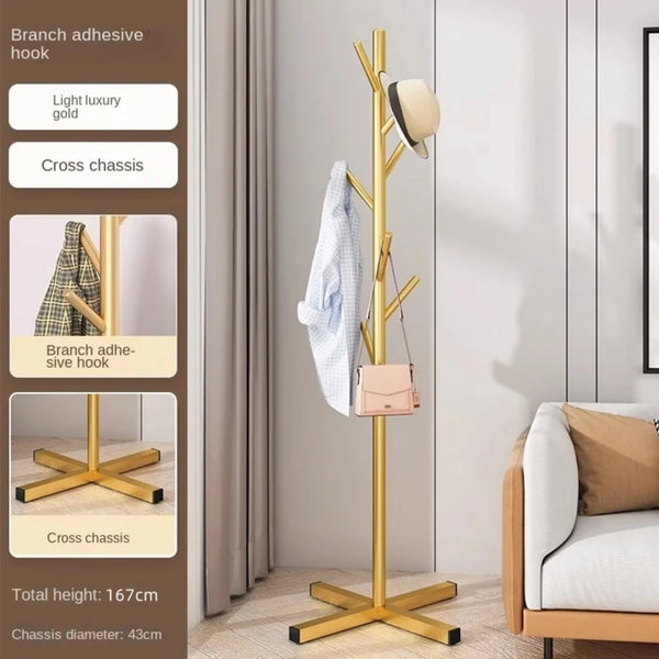 Floor-Standing Clothes Hanger Rack – Simple & Modern Storage-Home decor-Krewe Home Interiors