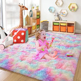 Fluffy Area Rug for Bedroom & Living Room – Non-Slip, Soft, Durable-Living Room-Krewe Home Interiors