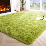 Fluffy Area Rug for Bedroom & Living Room – Non-Slip, Soft, Durable-Living Room-Krewe Home Interiors