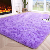Fluffy Area Rug for Bedroom & Living Room – Non-Slip, Soft, Durable-Living Room-Krewe Home Interiors