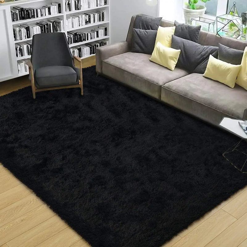 Fluffy Area Rug for Bedroom & Living Room – Non-Slip, Soft, Durable-Living Room-Krewe Home Interiors