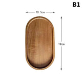 Japanese-Style Solid Wood Decor Tray-Krewe Home Interiors