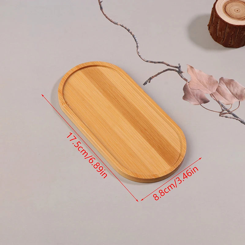 Japanese-Style Solid Wood Decor Tray-Krewe Home Interiors