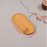 Japanese-Style Solid Wood Decor Tray-Krewe Home Interiors