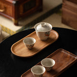 Japanese-Style Solid Wood Decor Tray-Krewe Home Interiors