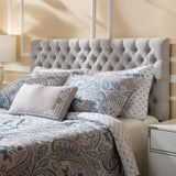 Jezebel Light Grey Fabric Headboard – Adjustable Queen/Full-Bedroom-Krewe Home Interiors