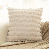 Love Plush Throw Pillow Cover – Solid Color Elegance-Home decor-Krewe Home Interiors