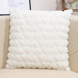 Love Plush Throw Pillow Cover – Solid Color Elegance-Home decor-Krewe Home Interiors