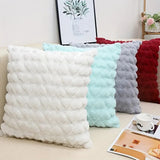 Love Plush Throw Pillow Cover – Solid Color Elegance-Home decor-Krewe Home Interiors