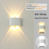 Modern LED Wall Sconce – Up & Down Wall Light-Home decor-Krewe Home Interiors