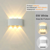 Modern LED Wall Sconce – Up & Down Wall Light-Home decor-Krewe Home Interiors