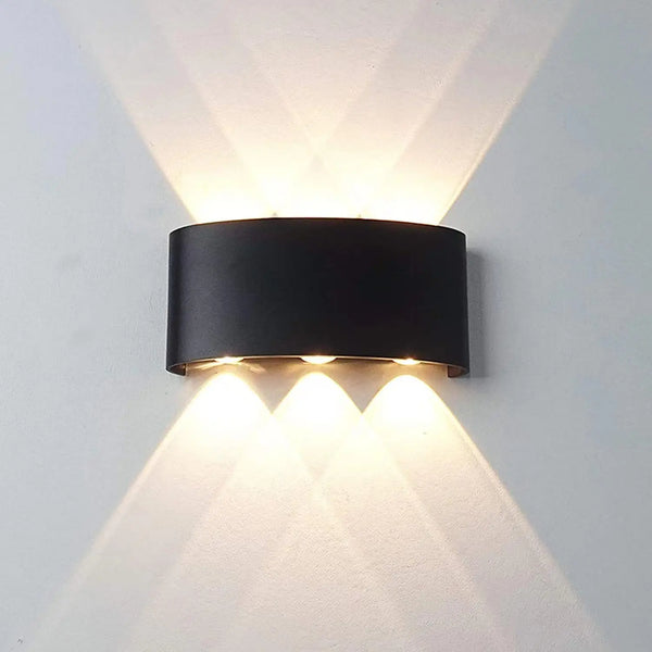 Modern LED Wall Sconce – Up & Down Wall Light-Home decor-Krewe Home Interiors