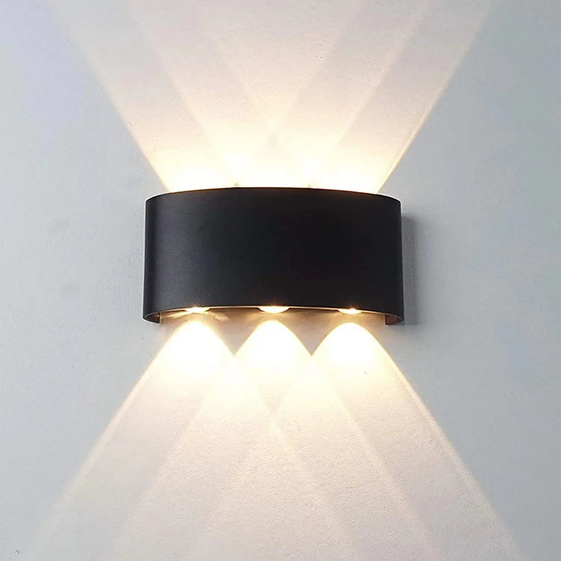 Modern LED Wall Sconce – Up & Down Wall Light-Home decor-Krewe Home Interiors