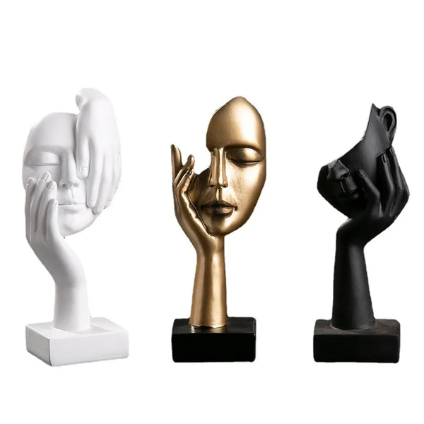 Nordic Resin Abstract Statue – Modern Art Decor-Home decor-Krewe Home Interiors